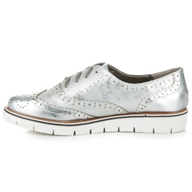 Kylie Ezüst fűzős cipő szürke 2