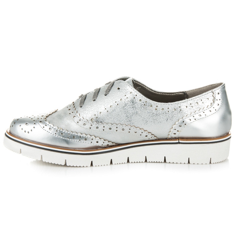 Kylie Ezüst fűzős cipő szürke 2