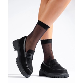 Shelovet női fekete velúr naplopók 2