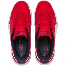 Puma Smash v2 Buck High Risk cipő 365182 07 piros 1