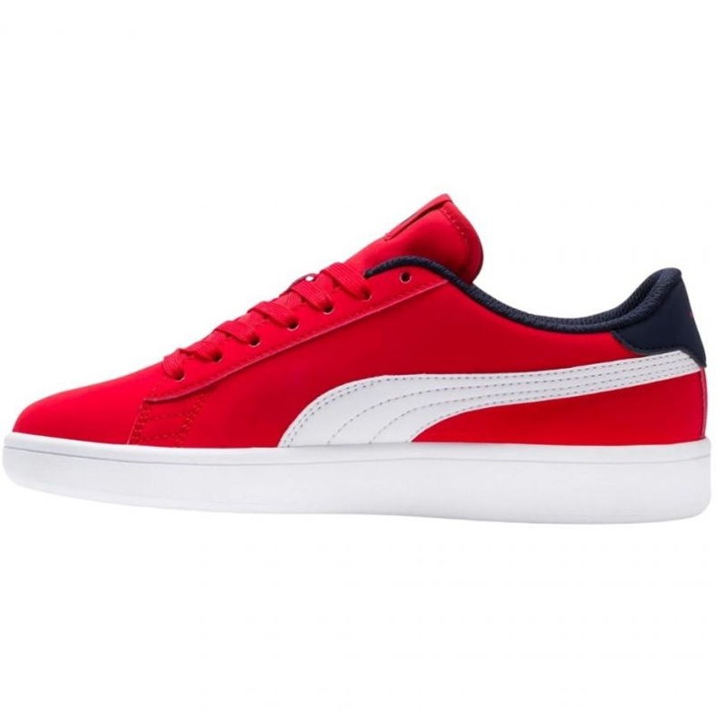 Puma Smash v2 Buck High Risk cipő 365182 07 piros 2