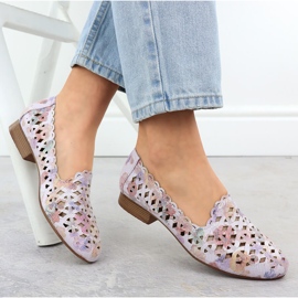 Női szabadmunka cipő színes virágokkal jezzi Asa222-8 sokszínű 1