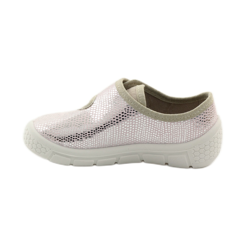 Papucs világos alsó talpbetét SOFT-B Befado rózsaszín szürke barna 2