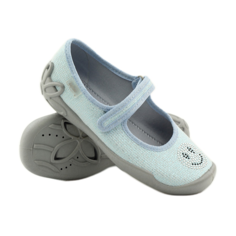 Befado 114y289 balerina papucs Kék hangulatjelek 3