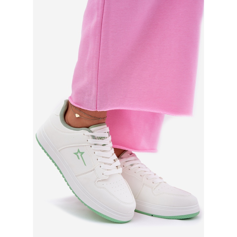 Női cipők Big Star RR274A246 Hi-Poly rendszer fehér rendszer 1