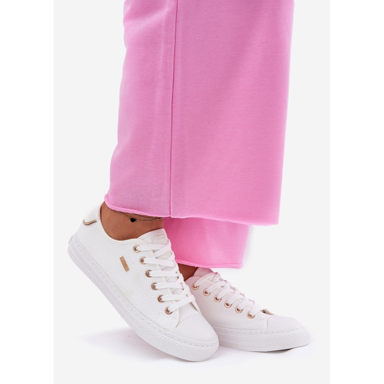 Női anyagi cipők Big Star RR274766 Fehér 1