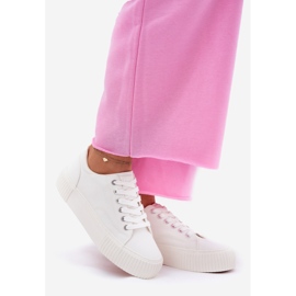 Big Star Női anyagi cipők nagy csillag rr274405 fehér 1