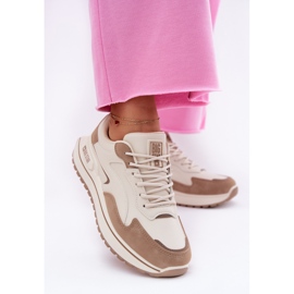 Női cipők Big Star RR274A216 Hi-Polish Bézs-rendszer 2