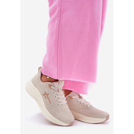 Big Star Cipők sportcipők női nagy csillag RR274A145 Hi-Polish Bézs-rendszer 1