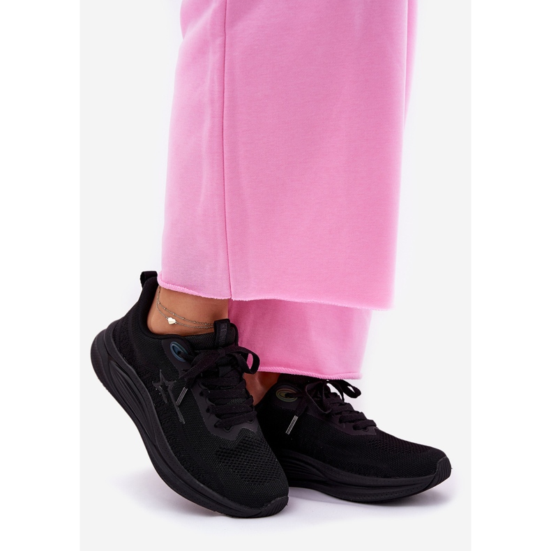 Big Star Cipők sportcipők női nagy csillag rr274a144 hi-lyukú rendszer fekete rendszer 1