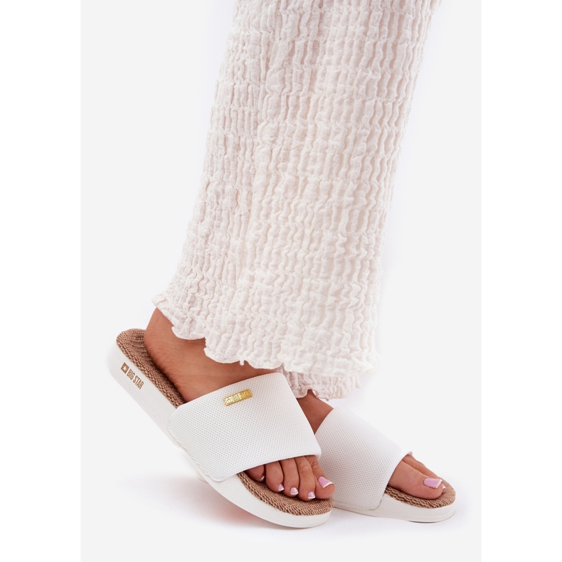 Big Star Női papucsok nagy csillag rr274a103 fehér 1