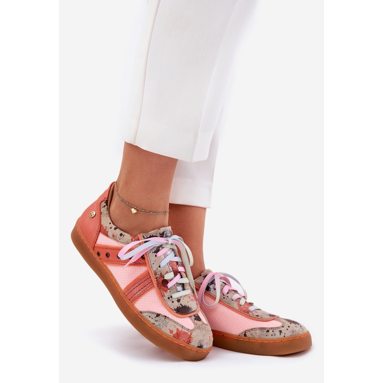 Női bőr cipők maciejka 06840-18 Orange narancssárga 1 Női bőr cipők maciejka 06840-18 Orange narancssárga 1