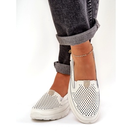 Evento Világos bőr nyitott lokkok 24pb18-6870 fehér 2