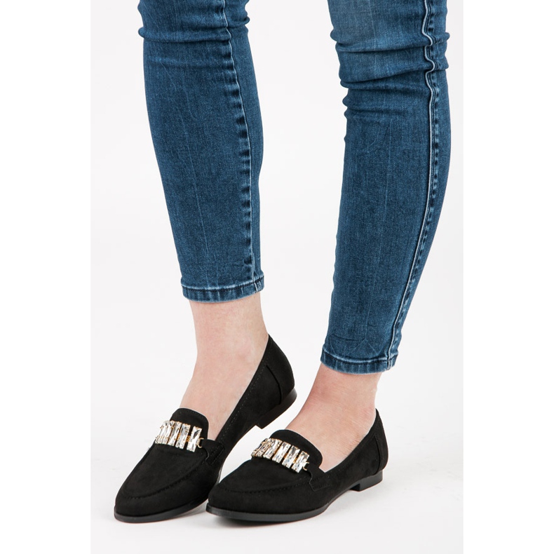 Vices Velúr cipő díszes fekete 1