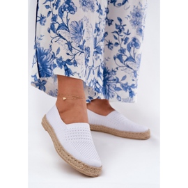 Női Espadrilles VinceZa BRAID 13624 FEHÉR 2