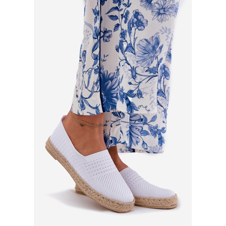 Női Espadrilles VinceZa BRAID 13624 FEHÉR 1