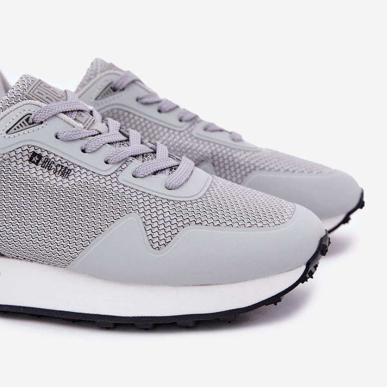 Férfi cipők az RR174358 Big Star-on Hi-Polish Platform System Grey System szürke 2 Férfi cipők az RR174358 Big Star-on Hi-Polish Platform System Grey System szürke 2