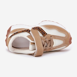 Gyerek cipők a tépőzáras leopárdon bézs 2 Gyerek cipők a tépőzáras leopárdon bézs 2