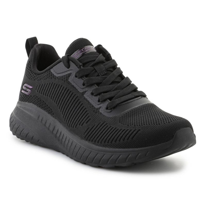 Skechers Bobs Squad Chaos Face 117209-BBK cipő fekete 1