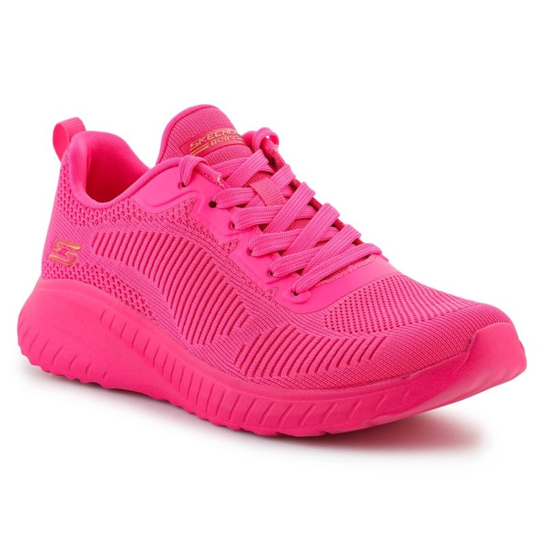 Skechers Bobs Squad Chaos-Cool Rythms 117216-NPNK cipő rózsaszín 1