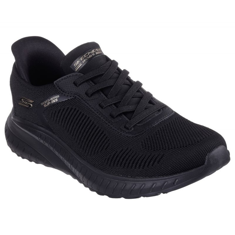 SKECHERS SLIP -INS: Bobs Sport Squad Chaos 117497 BBK cipő fekete 1