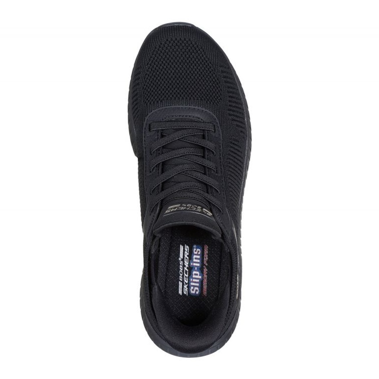 SKECHERS SLIP -INS: Bobs Sport Squad Chaos 117497 BBK cipő fekete 2