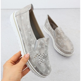 Evento Női bőrcipő nyitott arany esemény 1653 aranysárga 1