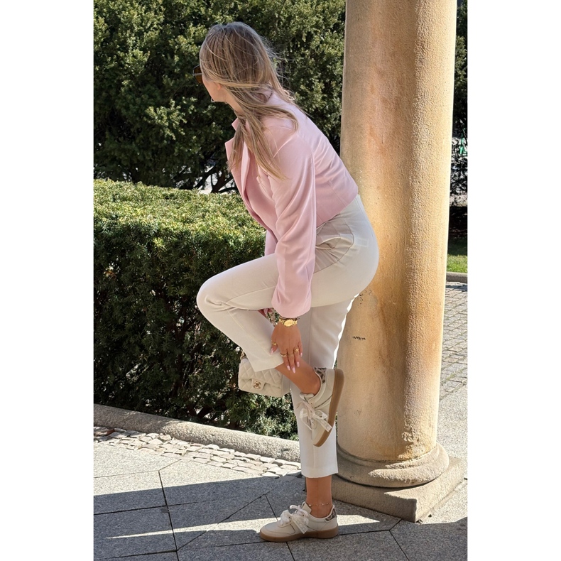 Alacsony női cipők csipke leopárd bézsával 2