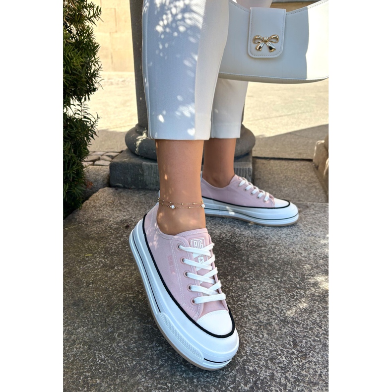 Big Star Női nagy csillag nn274207 rózsaszín cipők 2