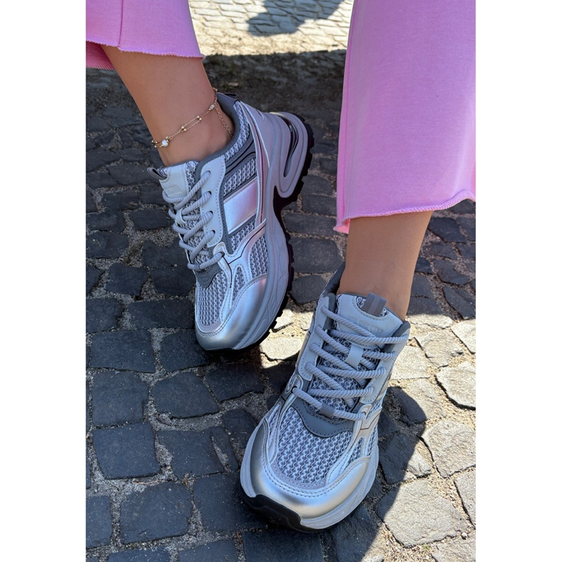 Big Star Női cipők nagy csillag RR274A193 szürke 2