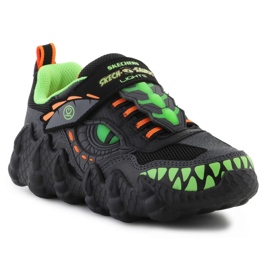 SKECHERS SKECH-A-SAURUS-DINO 400112L-BKLM SHINE COOCE fekete 1