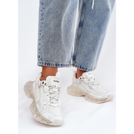 Női bőr cipők goe rr2n4083 bézs 2