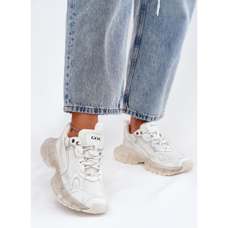 Női bőr cipők goe rr2n4083 bézs 2