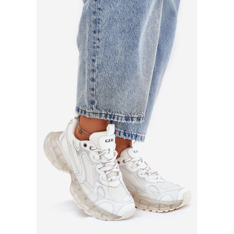 Női bőr cipők goe rr2n4083 bézs 1