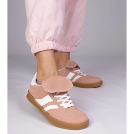 Rózsaszín cipők női sport cipők 2