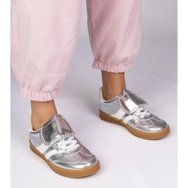 Ezüst cipők női sport cipők 1