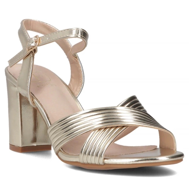 Filippo Női bőr szandál az Arany Poston DS6901/25 aranysárga 1