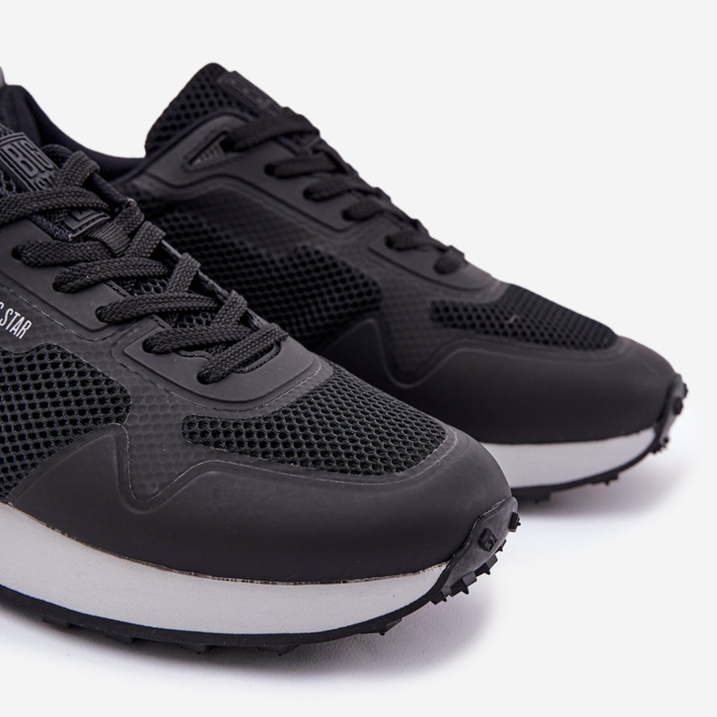 Férfi cipők az RR174361 Big Star-on Hi-Polish Platform Black System fekete 2