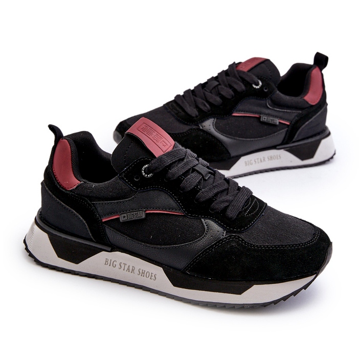 Férfi tornacipő Memory Foam System Big Star NN174350 fekete 1