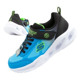 Skechers Meteor-Lights-Krendox 401495L/BKBL cipő kék 1 Skechers Meteor-Lights-Krendox 401495L/BKBL cipő kék 1