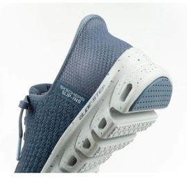 SKECHERS GLILD-LEP 104571/SLT cipő membránnal kék 2