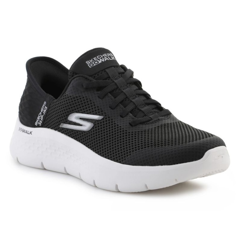 SKECHERS SLIP-INSSS: Go Walk Flex-Grand bejegyzés 124836-BKW cipő fekete 1