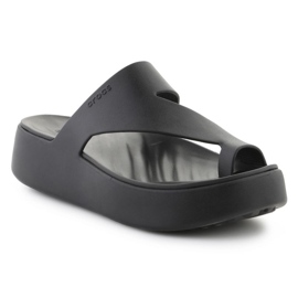 Flip-flops crocs menekülési platform Toe hurok 210834-001 fekete 1 Flip-flops crocs menekülési platform Toe hurok 210834-001 fekete 1