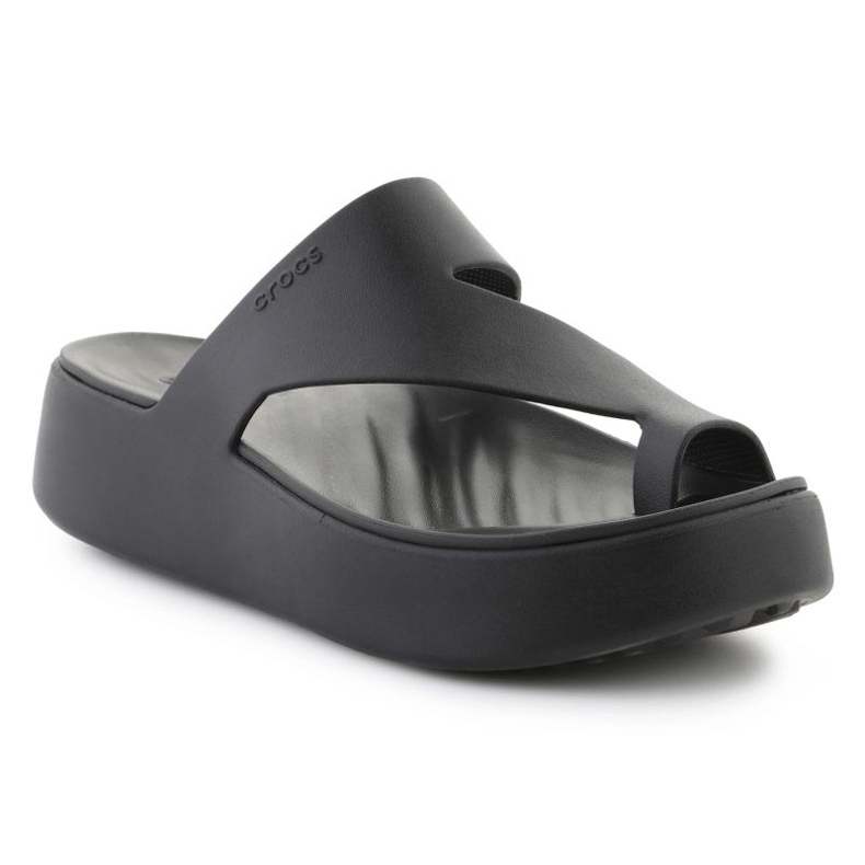 Flip-flops crocs menekülési platform Toe hurok 210834-001 fekete 1 Flip-flops crocs menekülési platform Toe hurok 210834-001 fekete 1