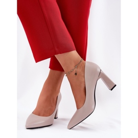 Elegáns szivattyúk a Vinceza 62221 Barbon szürke 2