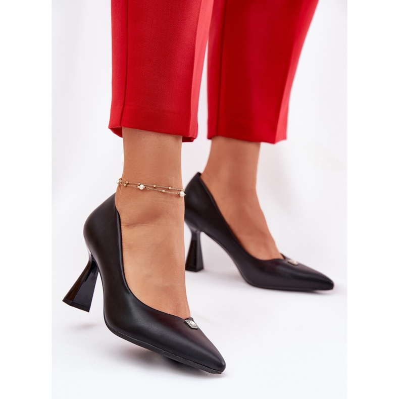 Elegáns szivattyúk a meghosszabbított VinceZa 62222 fekete tű 2