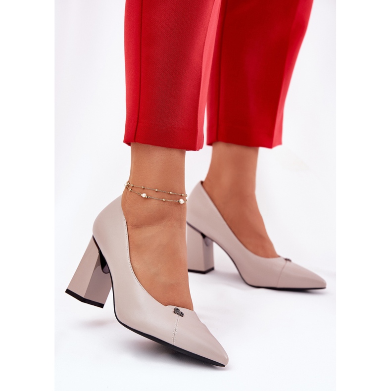 Szivattyúk a poszton elegáns Vinceza 62224 szürke 2