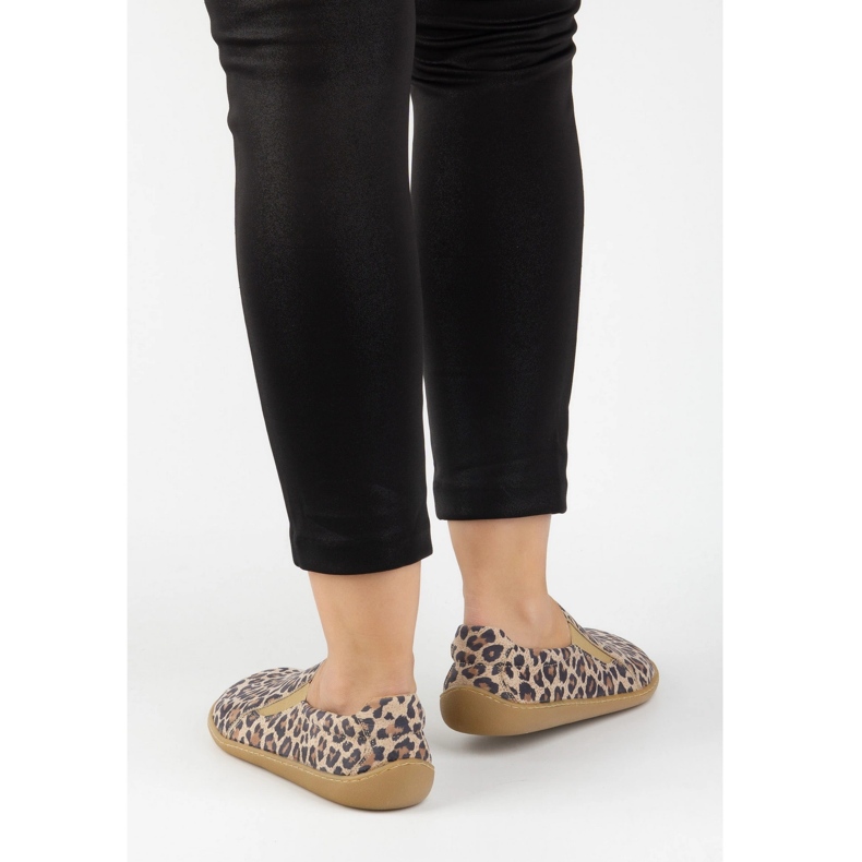 Olivier A nők mezítláb minimalista csúszott 1308pol leopárd barna 2 Olivier A nők mezítláb minimalista csúszott 1308pol leopárd barna 2