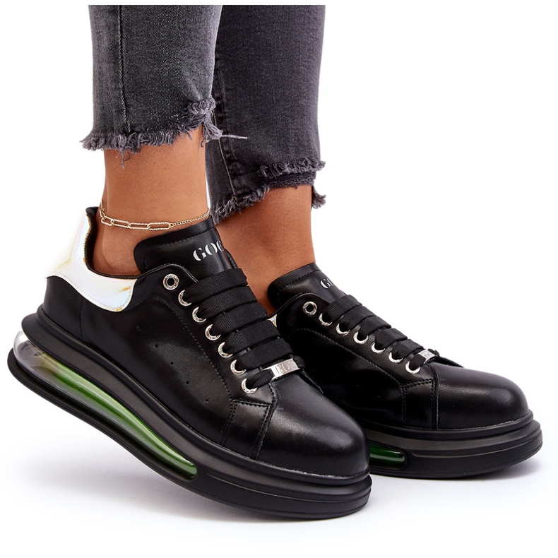 Cipők sport női bőr goe nn2n4030 fekete 6