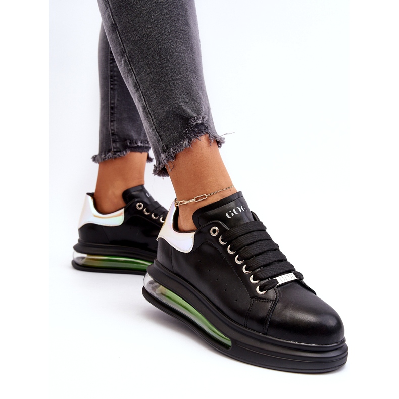 Cipők sport női bőr goe nn2n4030 fekete 4